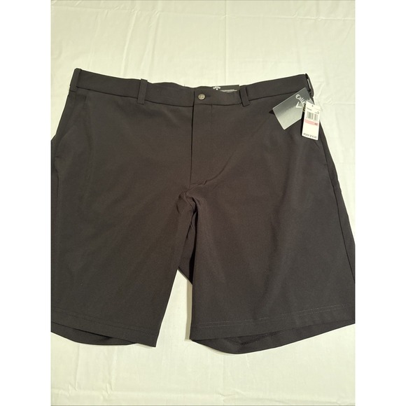 Callaway Opti-Dri Stretch Waistband  Golf Shorts Men's Sz 40 Black NWT's - Picture 1 of 5